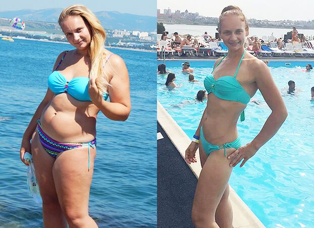 Experiencia con la dieta cetogénica de Veronica de Varsovia antes y después de las fotos