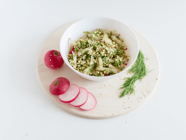 Trigo sarraceno con verduras